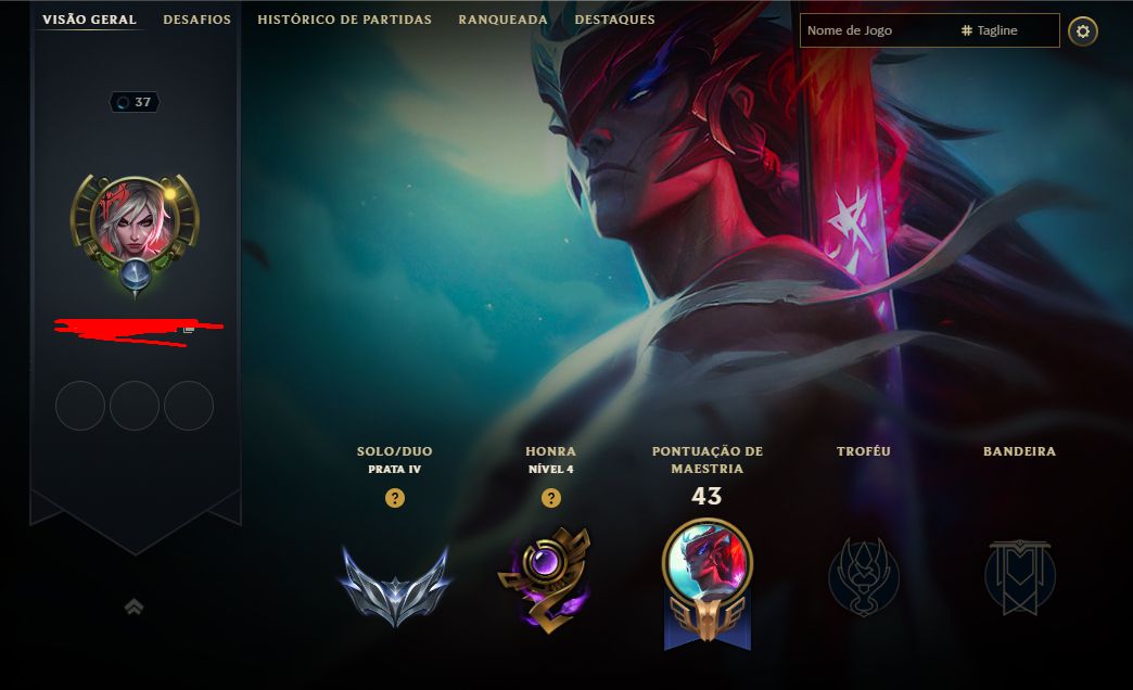CONTA LOL SMURF PRATA 4 NIVEL BAIXO POUCAS PARTIDAS MMR BOM