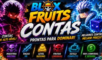 CONTAS BLOX FRUITS 2800 MAX | CDK + V4 + FRUTAS MÍTICAS