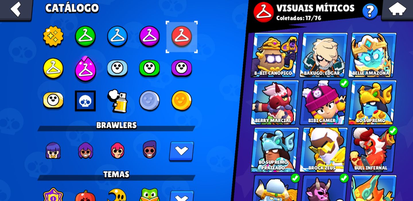CONTA BRAWL STARS 50K DE TROFÉUS PRA SAIR LOGO