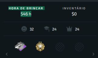 CONTA PRIME/PREMIER/MEDALHAS/CS2
