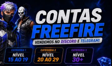 Contas de Free Fire Level 8 A 14 / 15 A 19 / 20 A 29 / +30 !