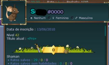 Conta Transformice 2010 com 4 letras e 0000