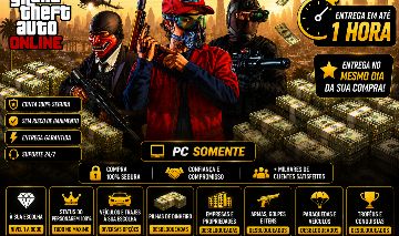 GTA 5 ONLINE PC - PACOTES DE DINHEIRO + BRINDES (ENHANCED SOMENTE)