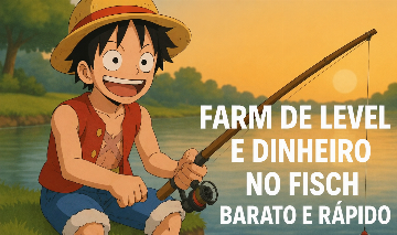 Up de level, dinheiro e varas no precinho do fisch!!(tudo na descrição)