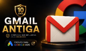 CONTA GMAIL DE 10 ANOS 2016 PARA GOOGLE ADS | SEM SMS | ENTREGA AUTOMÁTICA