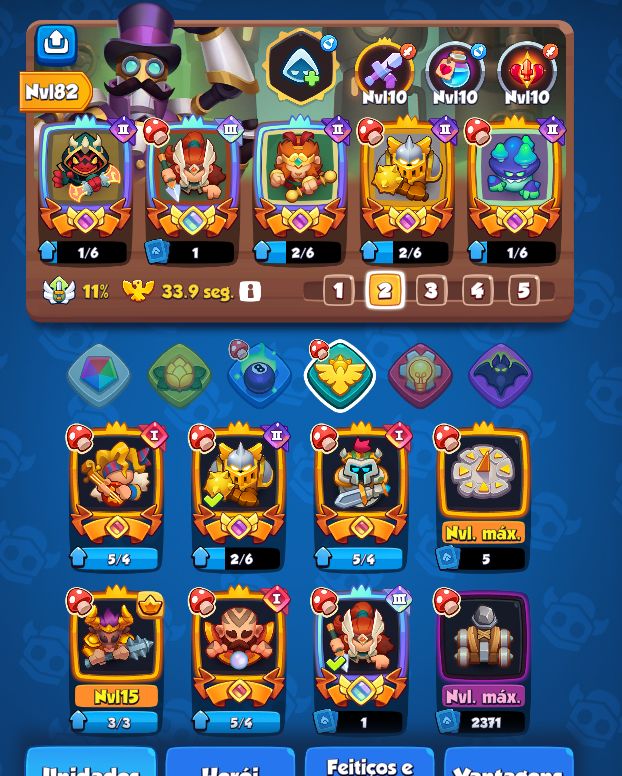 CONTA RUSH ROYALE TOP
