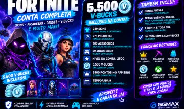 [PROMOÇÃO] CONTA FORTNITE | 249 SKINS | STW FUNDADOR