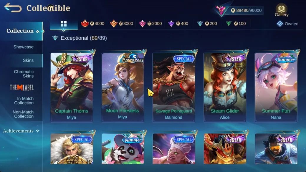 COLECIONADOR EXALTADO COM 3 ZODIAC e 2 PRIMES