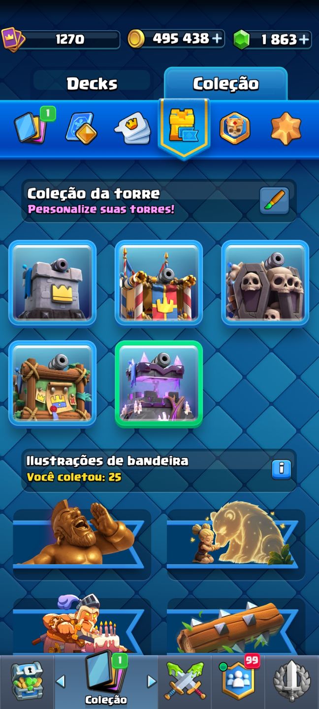 Conta de clash arena 24