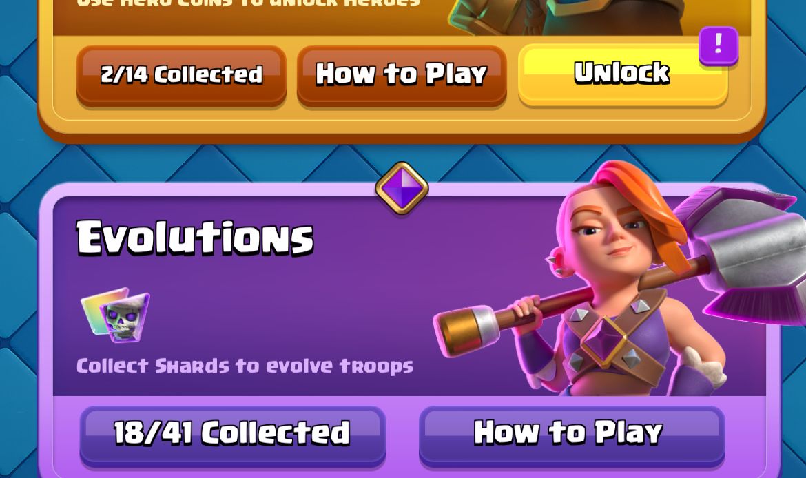 CONTA CLASH ROYALE GEMADA, 18 EVO 3 HERÓIS, (1 VC PODE ESCOLHER)