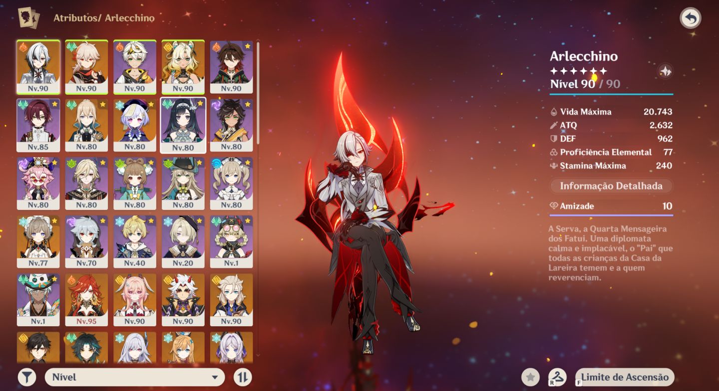 CONTA GENSHIN IMPACT AR 60 | MUITOS 5 ESTRELAS + ARMAS 5 ESTRELAS.