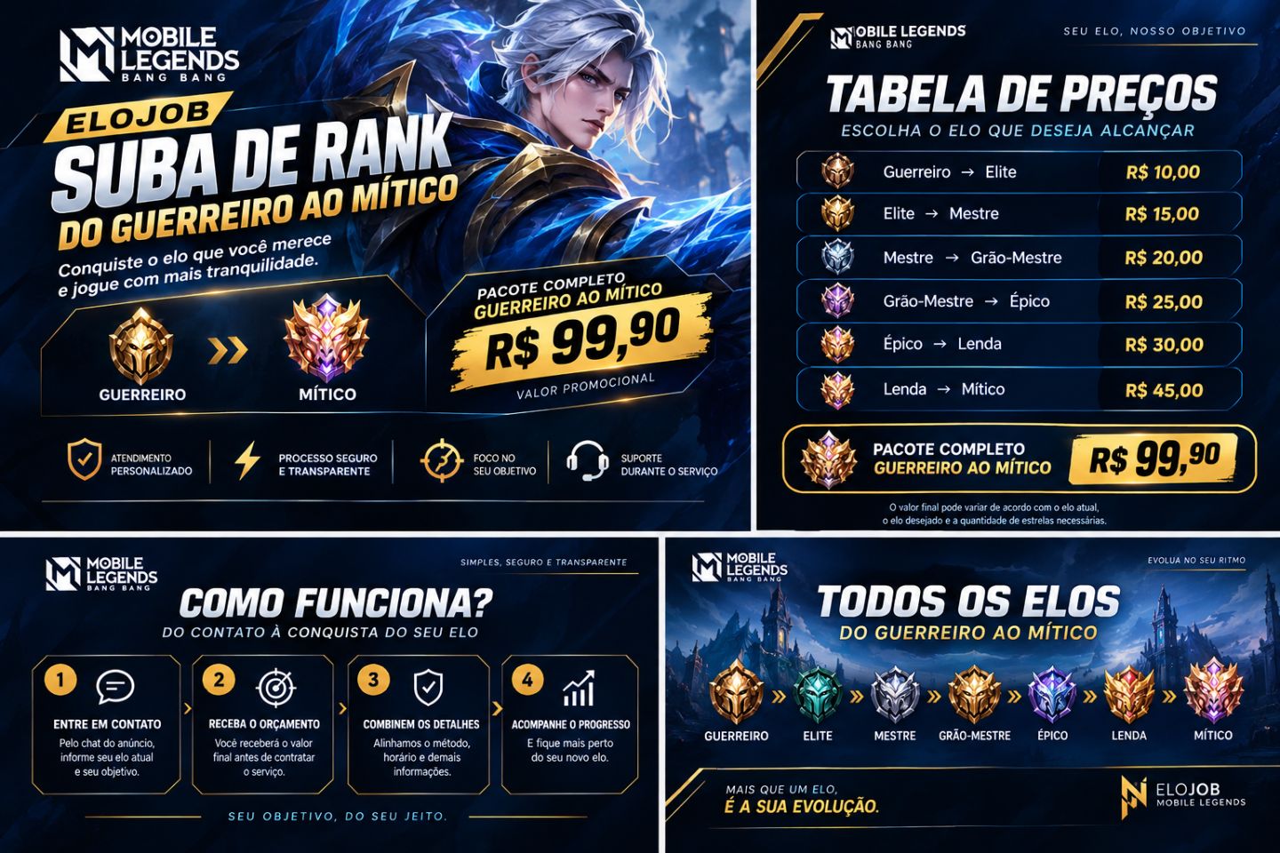 ELOJOB MOBILE LEGENDS SUBA DE RANK (MLBB)
