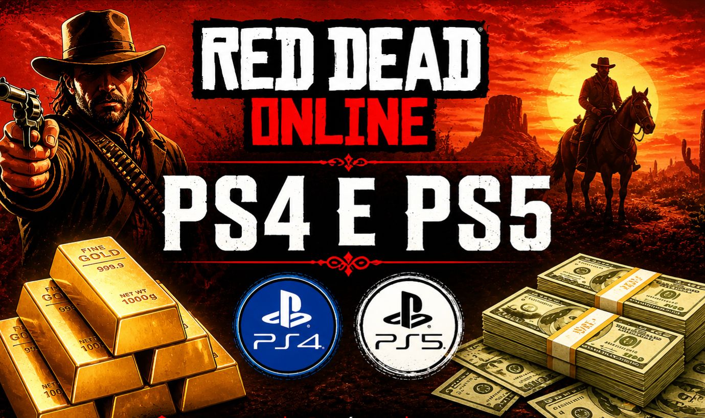 Upagem red dead online para ps4 e ps5