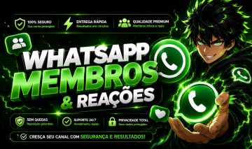 Membros para Canal- Reais - Premium e Reações para Whatsapp