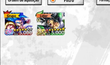 DRAGON BALL LEGENDS LR BROLY 8 ESTRELAS UL SUPER VEGETO + LFS