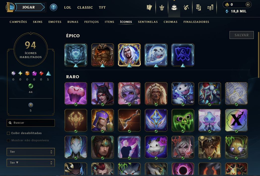CONTA LEAGUE OF LEGENDS | NÍVEL 89 | VOLIBEAR DRAGÃO DA DUALIDADE PRESTÍGIO