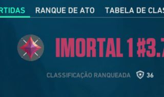 CONTA VALORANT IMORTAL - UNICO DONO