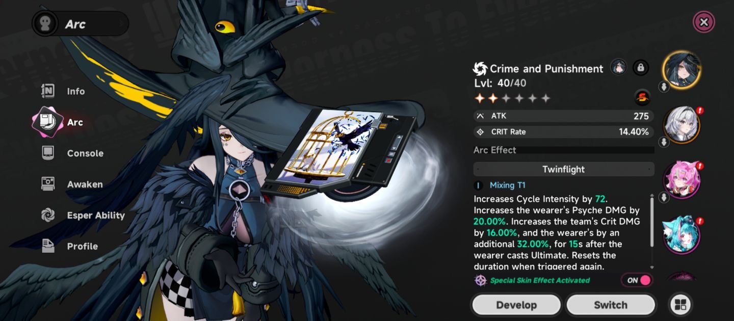 Conta NTE BlackBird+Arma+81 Pulls