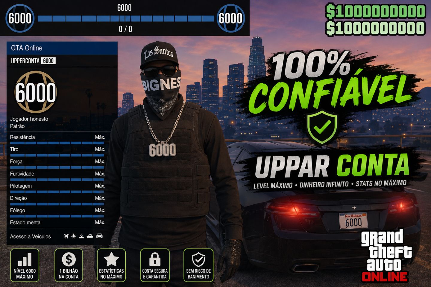 Pacote de dinheiros + desbloqueios + brindes + carro/trajes mods