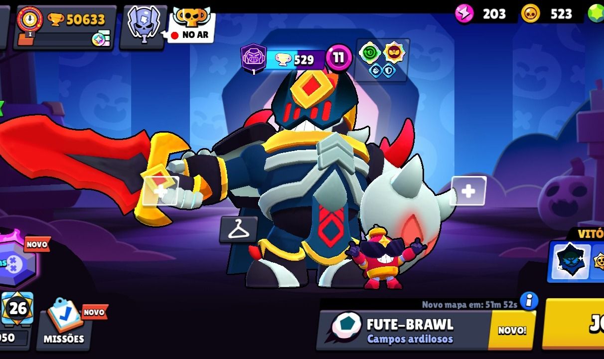 Brawl Stars | 50.633 Troféus | 106/107 Brawlers |40 Prestígios | Skins Raras