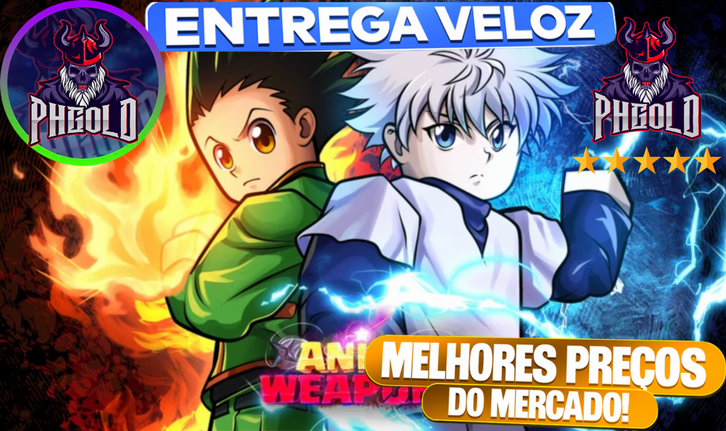 ANIME WEAPONS | GAMEPASS | MELHOR PREÇO DO MERCADO | MELHOR ATENDIMENTO | TOP!