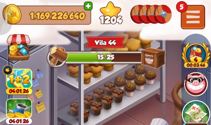 Coin Master conta Vila 44 aceptamos ofertas de valores