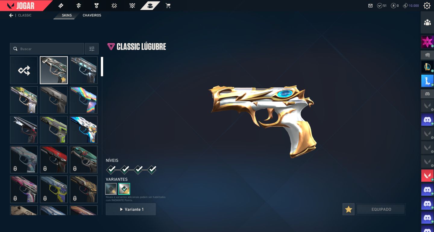 Conta Valorant +de40 skins