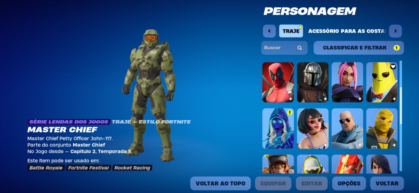 Conta Fortnite/Epic cheia de skins e Jogos