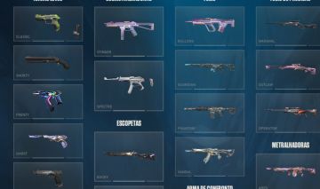 Conta valorant nível 149 com skins de vandal Phantom ghost Spectre Guardian ares