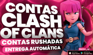 CONTAS CLASH OF CLANS - MENOR PREÇO - ENTREGA AUTOMÁTICA
