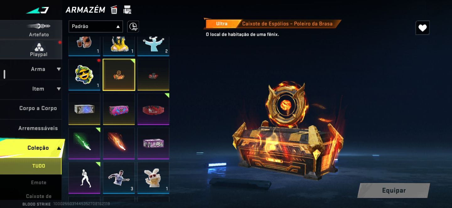 Conta blood strike pra rápido