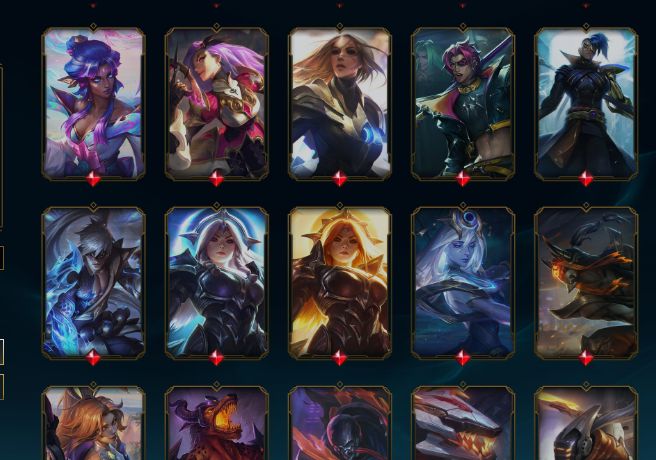 CONTA LOL MAIN KATARINA/ZED 375 SKINS | LV 617 | BR