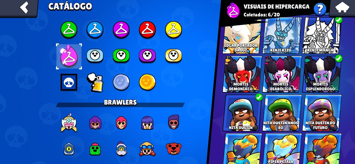 CONTA BRAWL STARS FULL || 71K TROF || TDS BRAWLERS, HIPER, BUFFIES || 300+ SKINS