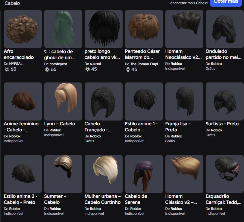 Conta roblox varios limiteds