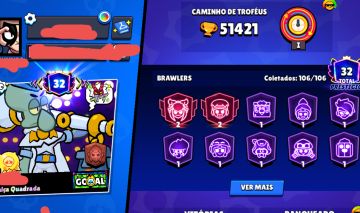 Tds os brawlers + 900 gemas + passe Bob esponja e stranger things plus