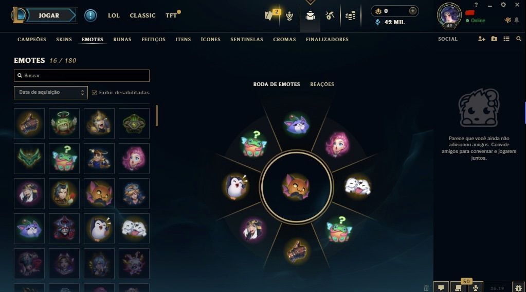 Conta main sup peel | diamante 4 com 69% de WR !
