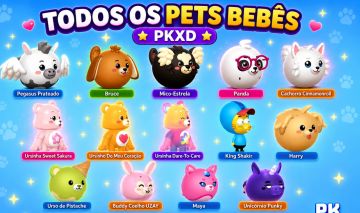 MELHOR PREÇO, PETS BEBÊS PERFEITO JOGO PKXD.
