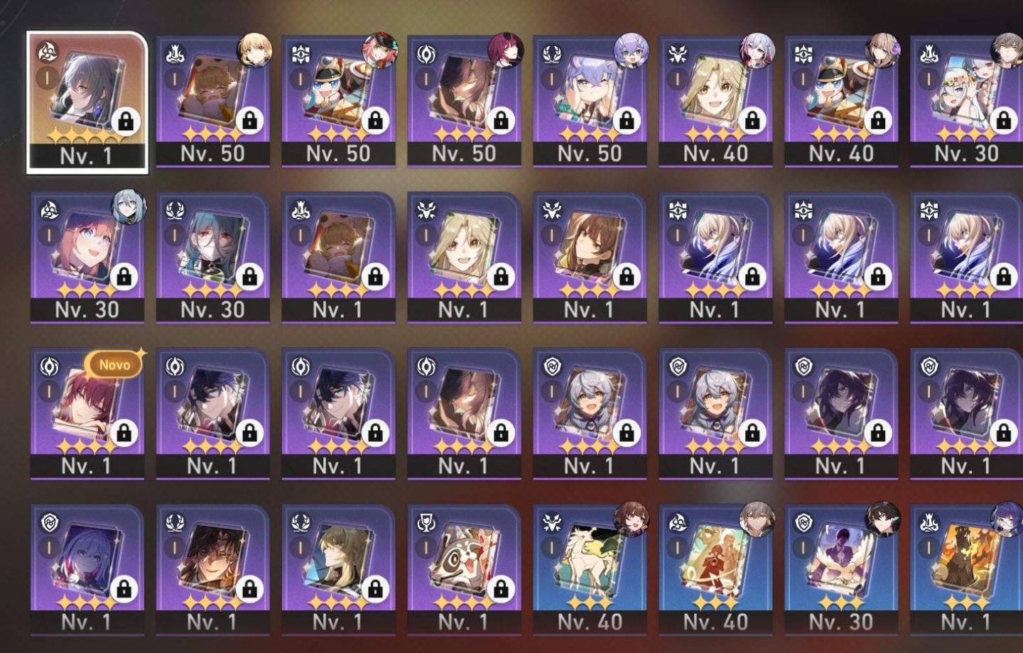 Conta Honkai: Star Rail com 9 T5