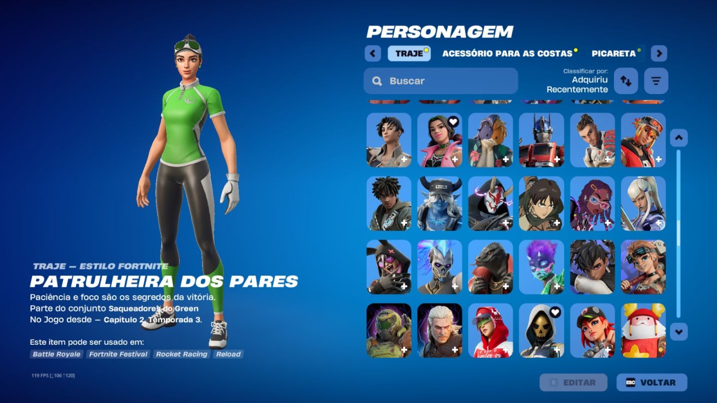 Conta Fortnite Varias Skins