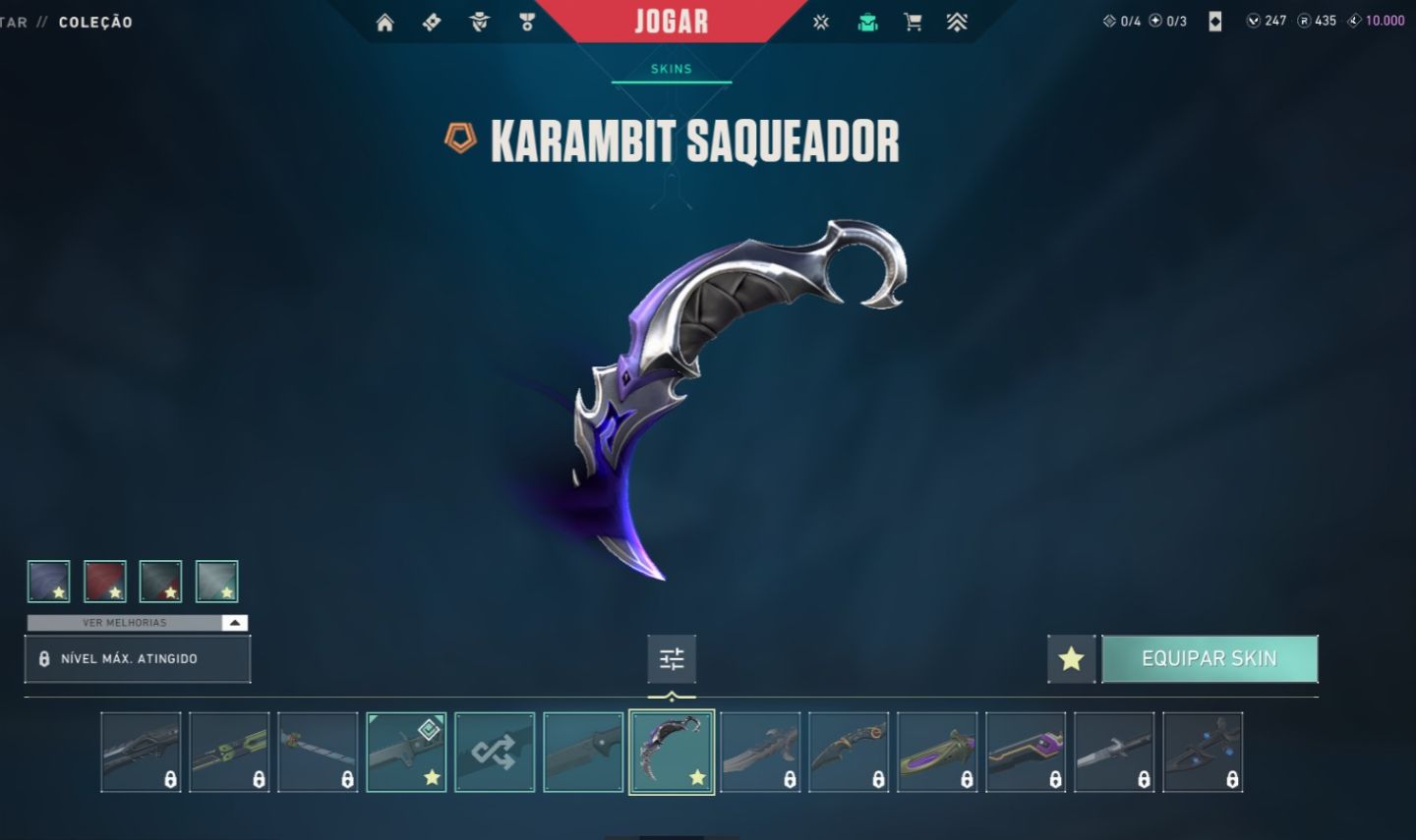 Conta de valorant Com skins de vandal, faca e phantom