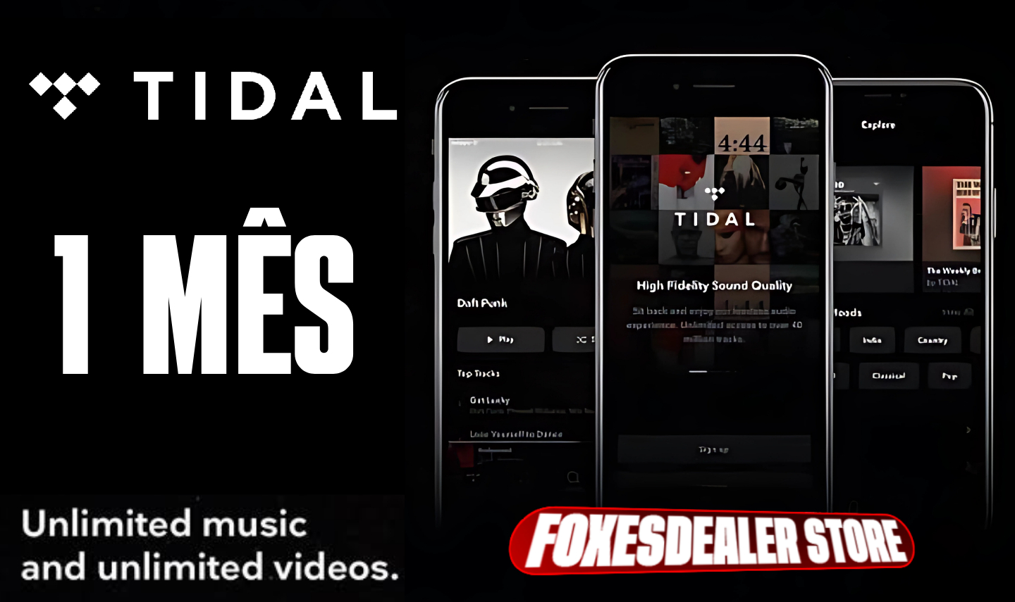 TIDAL PREMIUM (1 MÊS)
