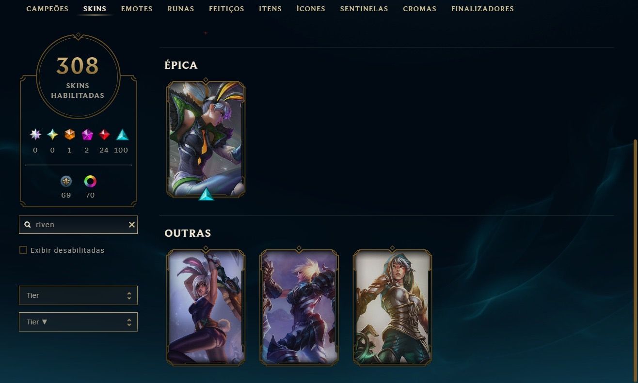 CONTA ESMERALDA SOLO/DUO & FLEX | 308 SKINS | TODOS CAMPEÕES | JÁ FOI DIAMOND