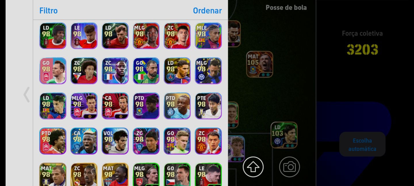 CONTA BRABA COM VÁRIOS LEGENDS