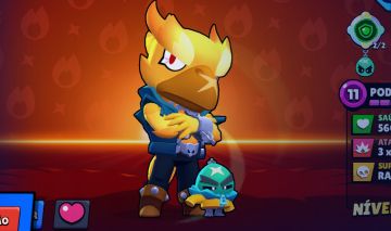 CONTA BRAWL STARS COM 63 PERSONAGENS NIVEL 11, 15 BRAWLERS COM TODOS OS BUFFIES