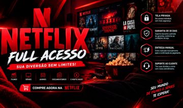 NETFLIX 4K - TELA PRIVADA POR 30 DIAS