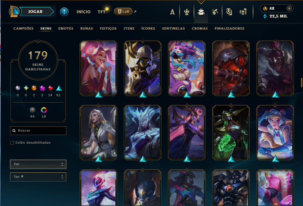 CONTA LEAGUE OF LEGENDS