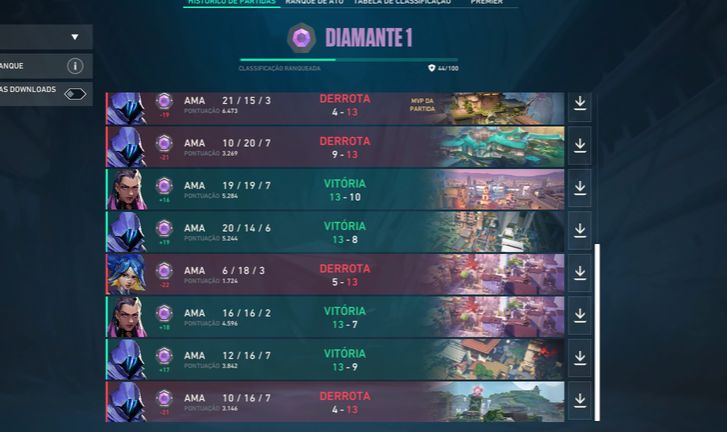 Conta valorant diamante para smurfar