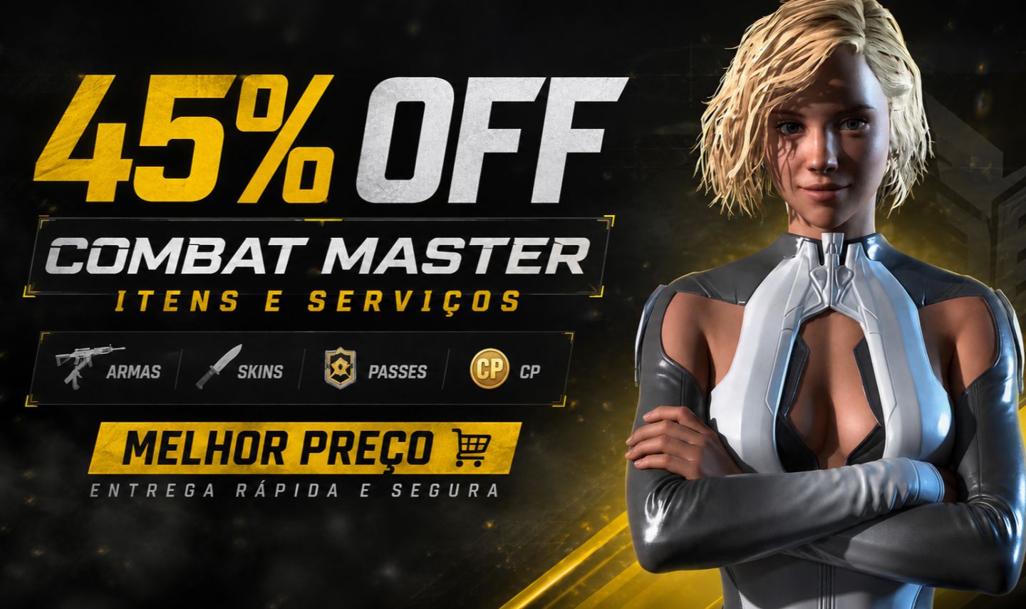 45% OFF Combat Master Itens e Serviços (Melhor Preço)