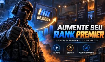 Boost de Patente e Rank Premier Cs2 | Rápido, Seguro e sem Hacks