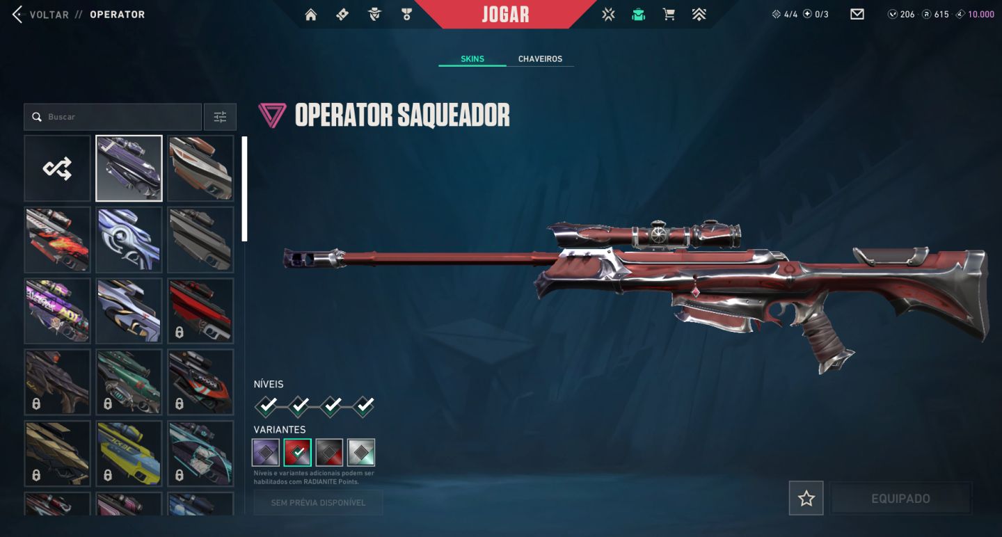 Conta Valorant Lv. 604 | R$ 1.500 Gastos | 3 Chaveiros Imortal